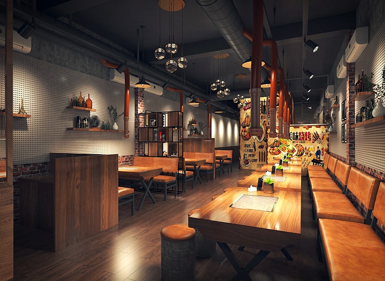 Thiết kế thi công nhà hàng Back Jae Won tại Trung Hoà