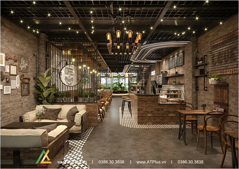 Thiết kế quán cafe Haka TT Chúc Sơn - Chương Mỹ