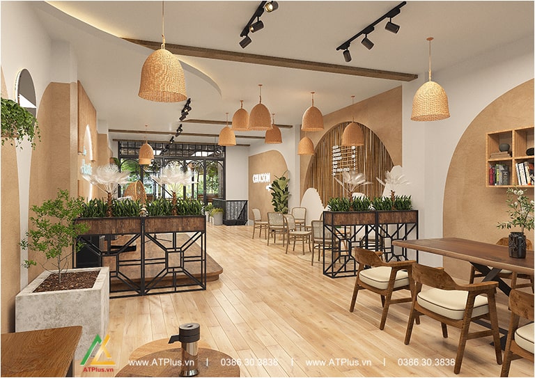Thiết kế quán cafe Haka TT Chúc Sơn - Chương Mỹ