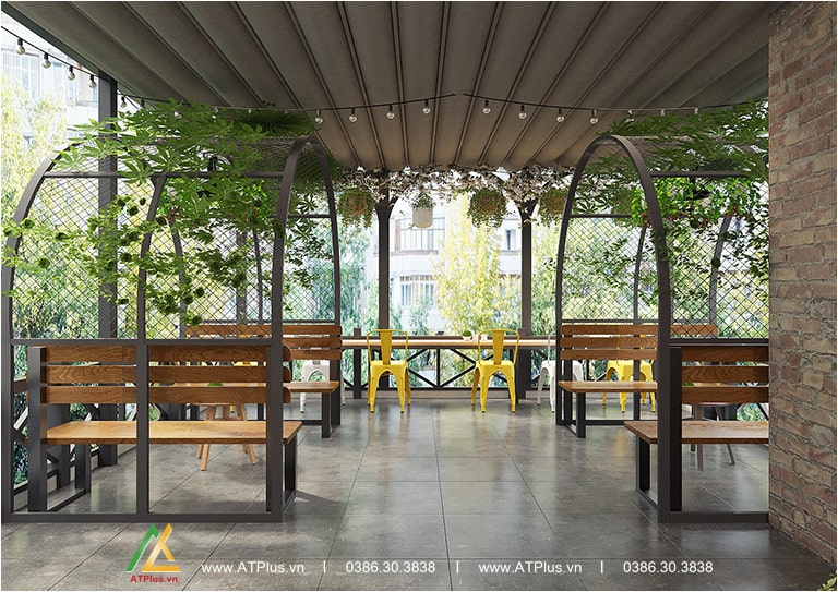 Thiết kế quán cafe Haka TT Chúc Sơn - Chương Mỹ
