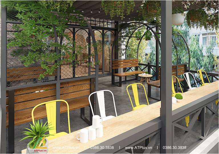 Thiết kế quán cafe Haka TT Chúc Sơn - Chương Mỹ