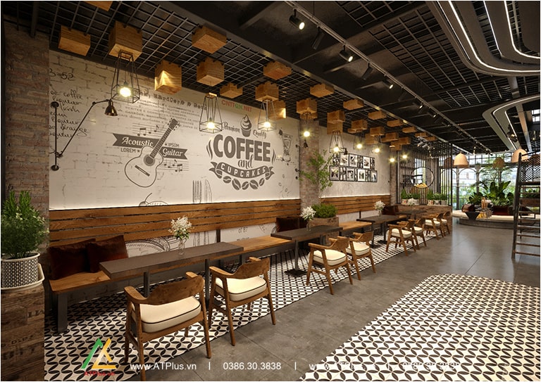 Thiết kế quán cafe Haka TT Chúc Sơn - Chương Mỹ