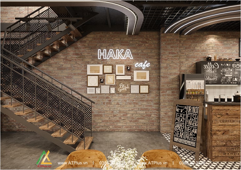 Thiết kế quán cafe Haka TT Chúc Sơn - Chương Mỹ