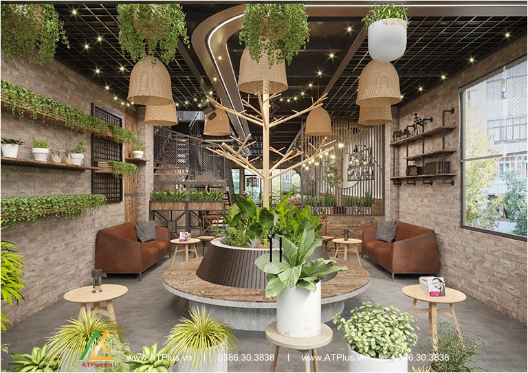 Thiết kế quán cafe Haka TT Chúc Sơn - Chương Mỹ