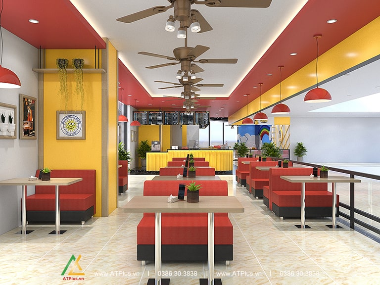 Thiết kế thi công nhà hàng Chick Deli tại Vincom